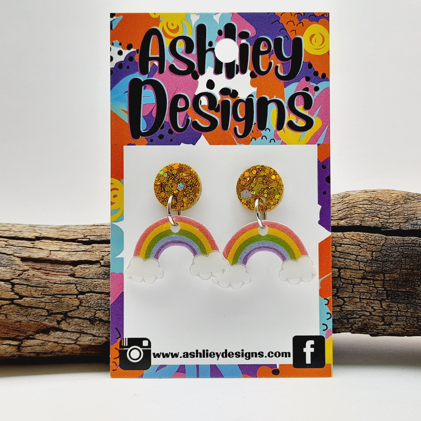 Rainbow Dangle Earrings