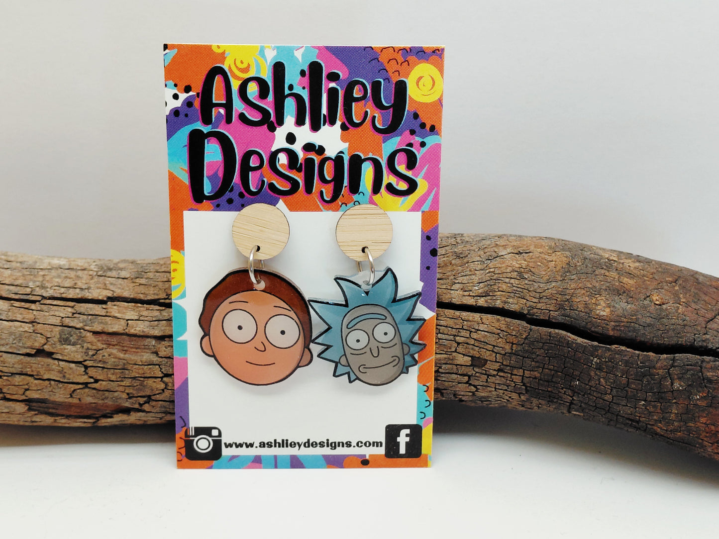 Rick/Morty Dangle Earrings