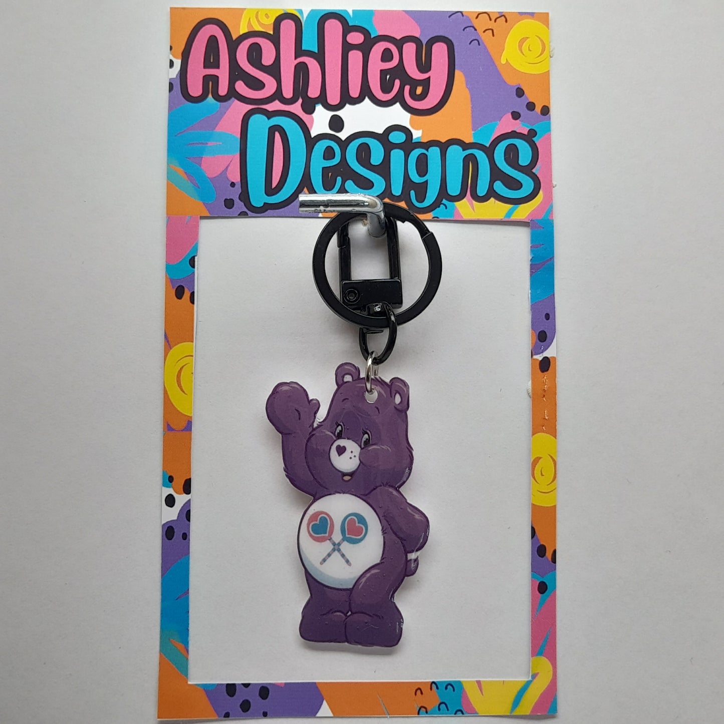 Care Bear Keyrings/Bag Tags