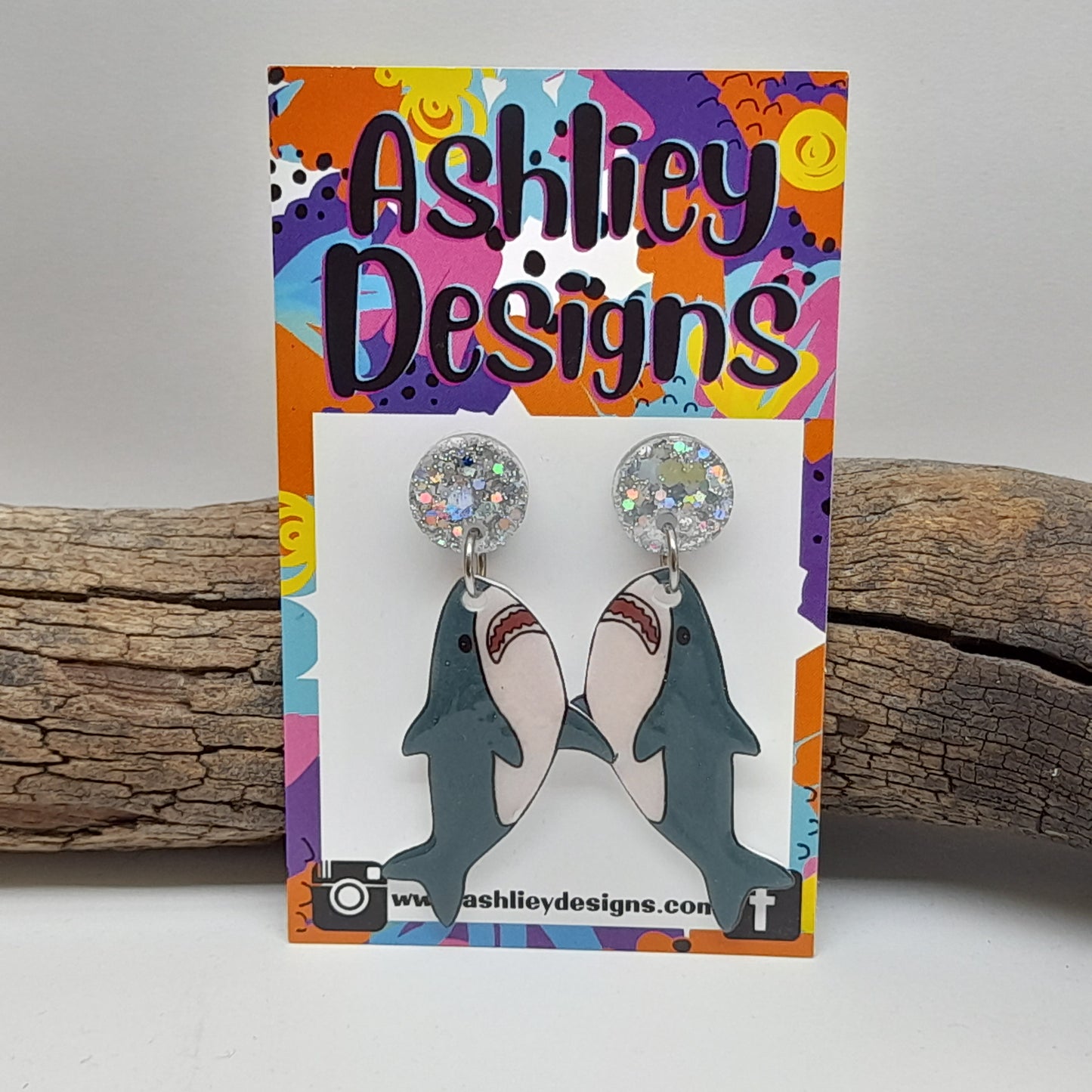 Shark Dangle Earrings