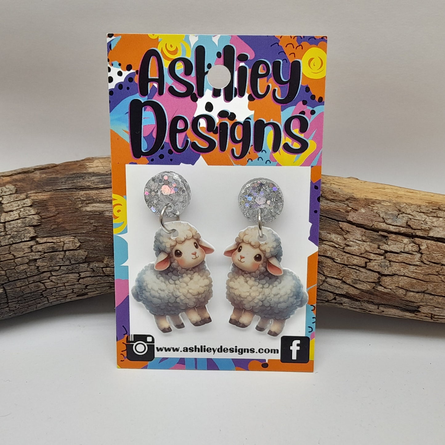 Sheep Dangle Earrings
