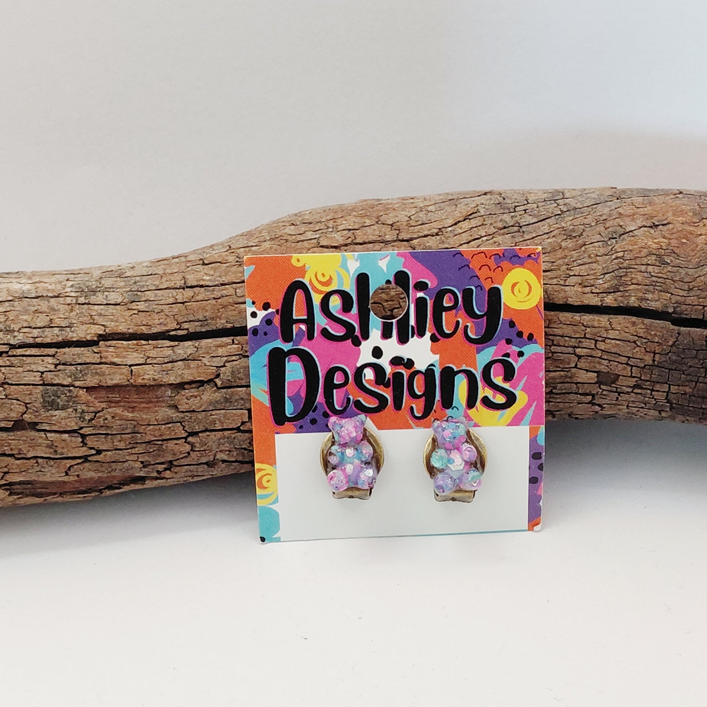 Small Resin Gummy Bear Clip-ons