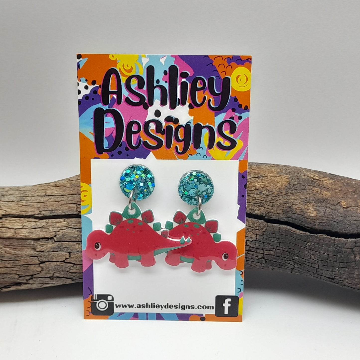 Dinosaur Dangle Earrings