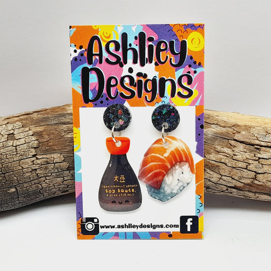 Sushi Dangle Earrings