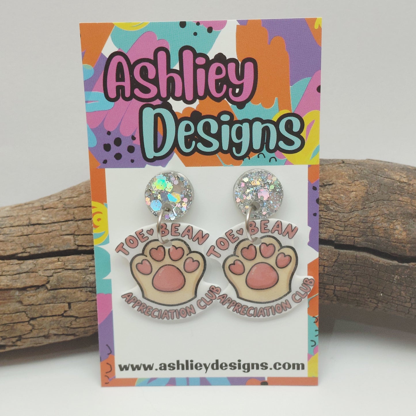 Toe Bean Appreciation Club Dangle Earrings