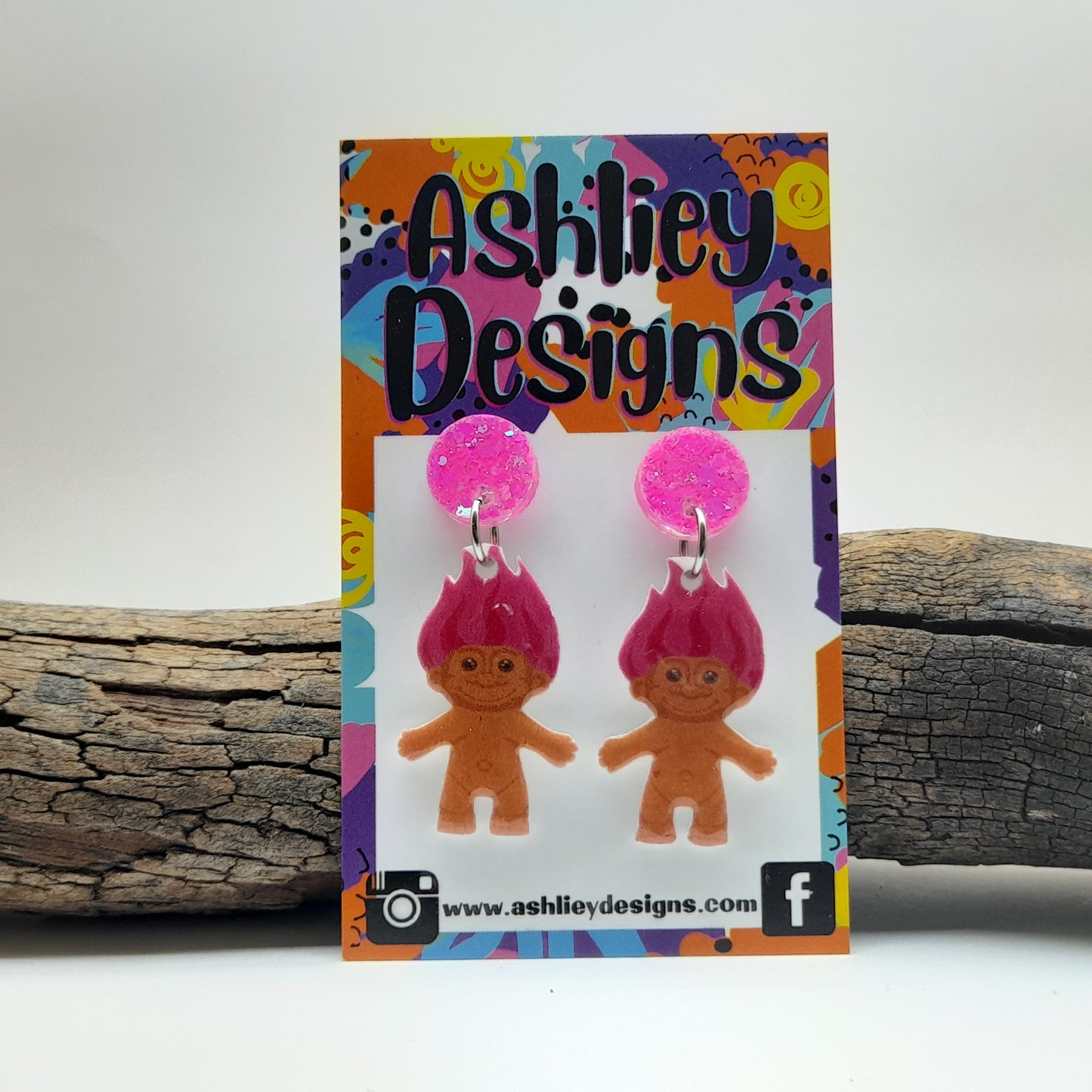 Troll Dangle Earrings