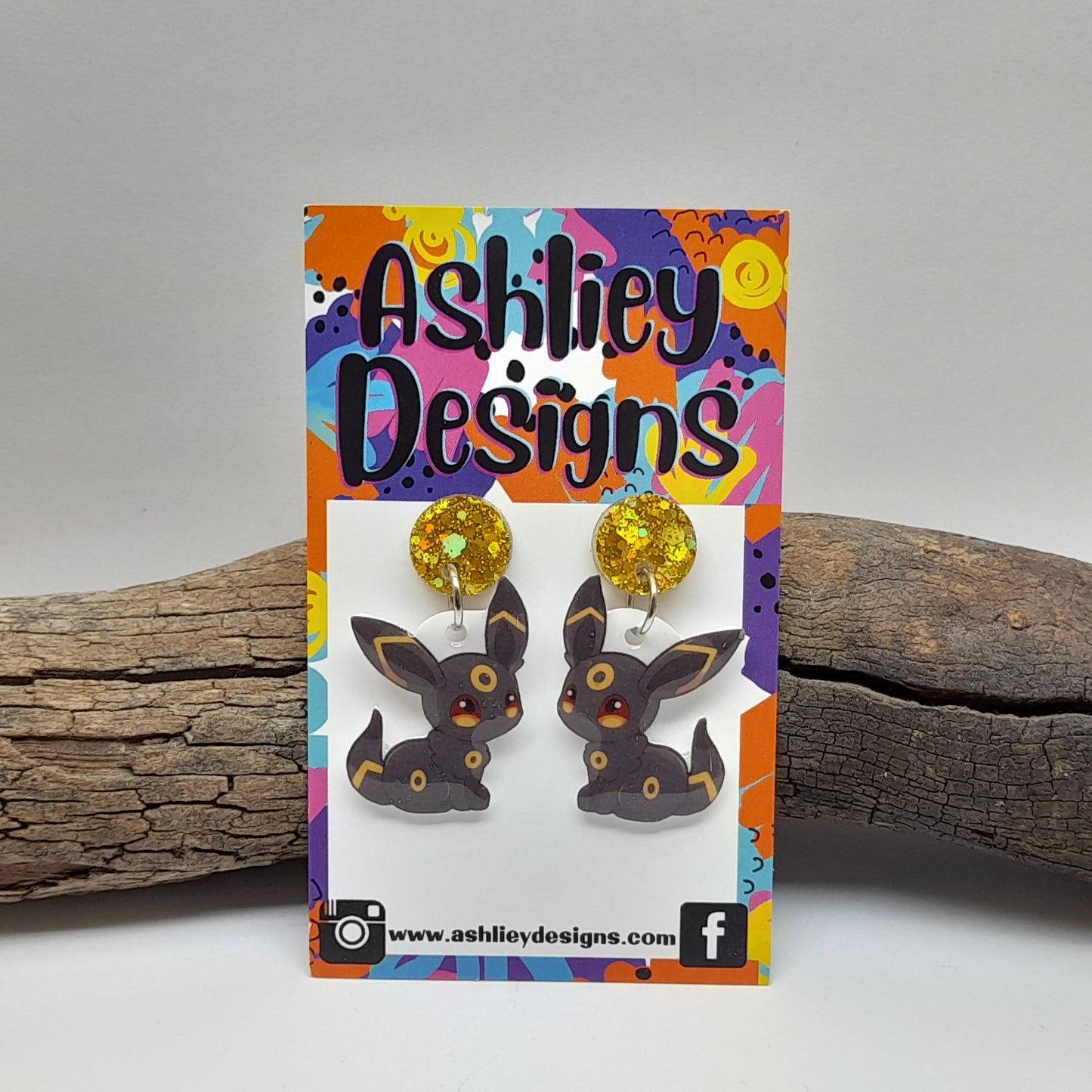 Eevee Evolution Pokemon Dangle Earrings