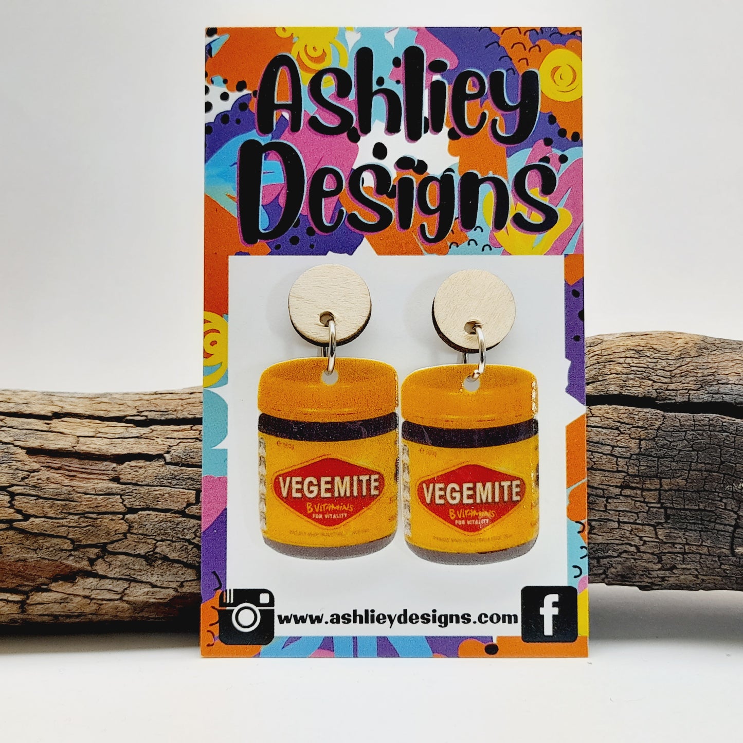 Vegemite Dangle Earrings
