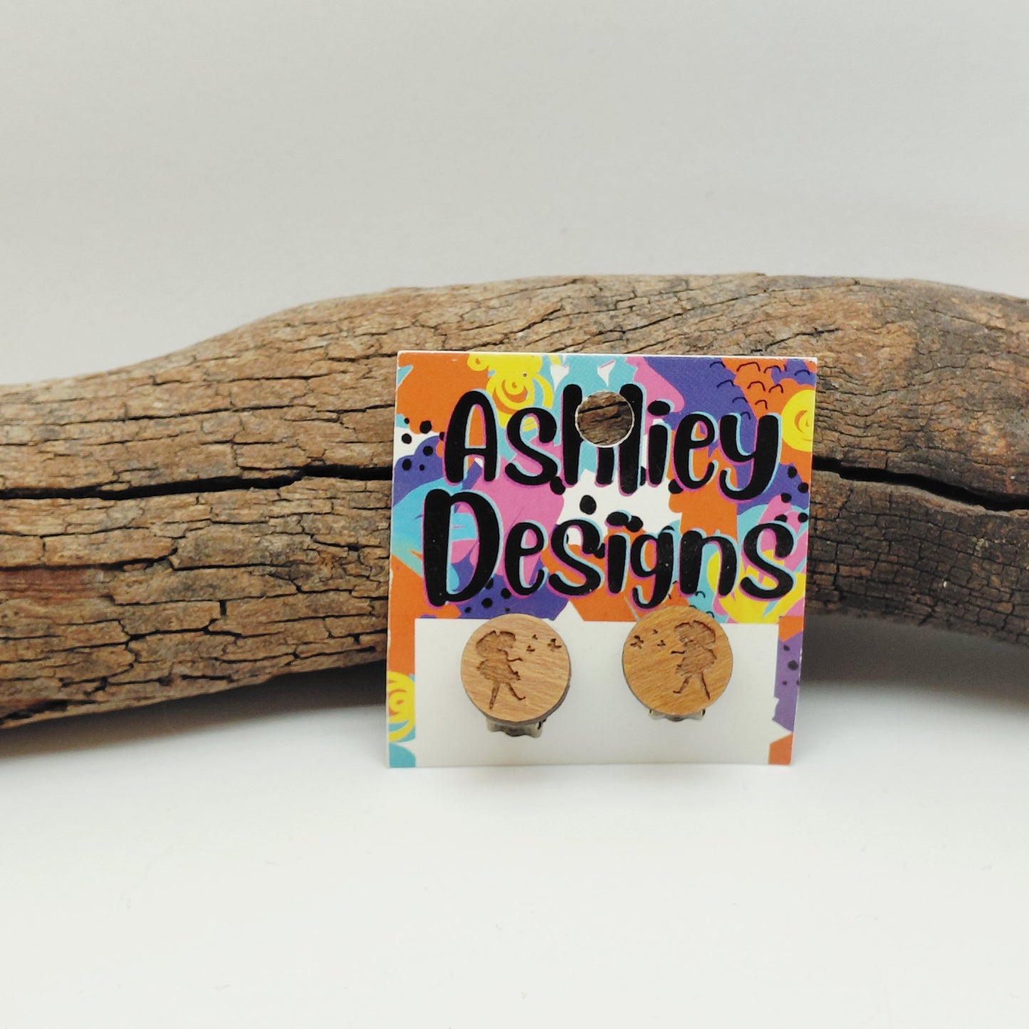 Wood Fairy Clip-ons
