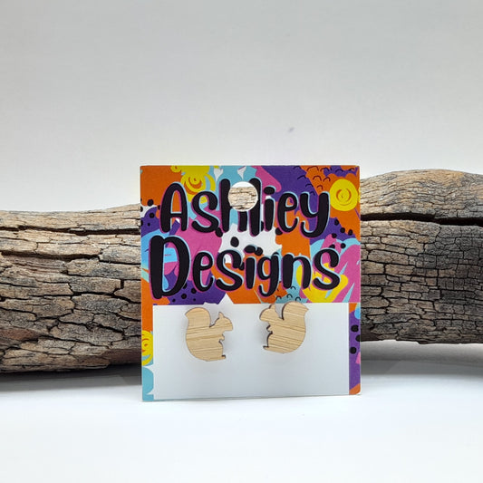 Wood Squirrel Studs